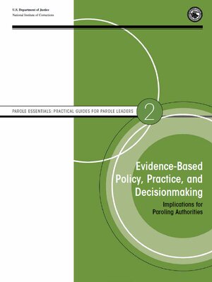 cover image of Evidence-Based Policy, Practice, and Decisionmaking